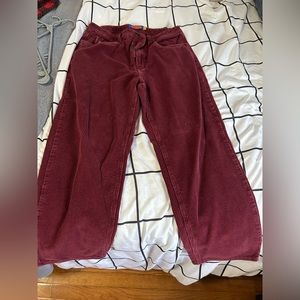 Burgundy Empyre Corduroy Pants